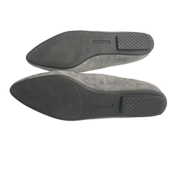 TALBOTS | FRANCESCA SUEDE DRIVING FLATS | Kendall Grey Size 7.5 - Picture 7 of 13